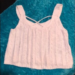 Knit crop top
